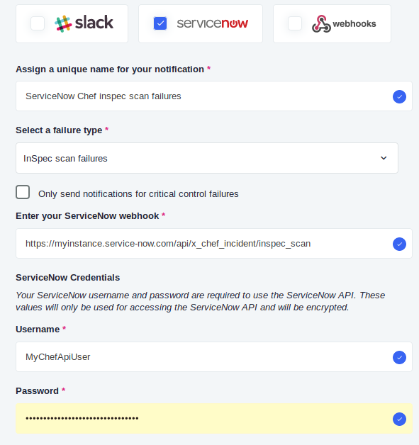 Automate Notification for InSpec Scan Failures